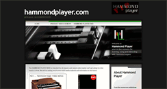 Desktop Screenshot of hammondplayer.com